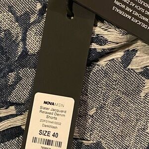 Nova Men Slater Jacquard Denim Shorts